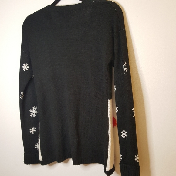 Ugly Christmas Sweater Tiara International Penguin Small - Picture 2 of 11